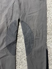 Tredstep Symphony Breeches Grey 32L 34×28 Pockets Stretch