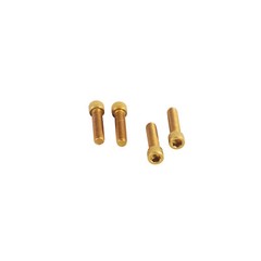 5/16″-18*1-1/4″ Gold Stainless Steel Handlebar Top Cover Riser Bolts for Harley