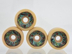 Vintage NOS Santa Cruz OJII TEAM RIDER Skateboard Wheels 95 61mm NATURAL