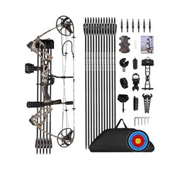 Compound Bow Package for Adults and Teens, 0-70 Lbs Draw Weight,23.5″-31″ Dra…