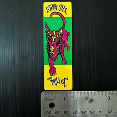 Vintage 1980’s Schmitt Stix Skateboards Chris Miller￼ Sticker