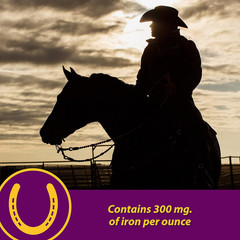 Horse Health Red Cell, Liquid Vitamin-Iron-Mineral Supplement for Horses, Helps