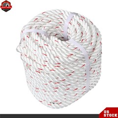 5/8in × 120ft Arborist Bull Rope Tree Hoist Rigging Line Arbor Utility Polyester