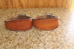 Tan Tooled Stirrup Hobbles