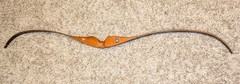Shakespeare Archery The Sierra Model X 18 Recurve Bow 52in 45lb Vintage USA Made
