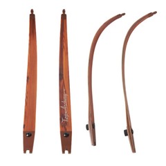 25-60lbs Archery ILF Recurve Bow Limbs Wooden Limbs for 62″ Bow Hunting Target