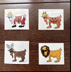 GOAT USA Sticker Mystery Pack ! 5 Stickers – No Duplicates! FREE SHIPPING