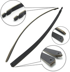Black Hunter Archery Takedown Bow Longbow American Longbow Adult Right Hand Hunt