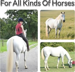 Luxurious 28-30 Inch Horse Tail Extension – Blunt Cut and Natural Straight Style