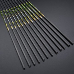 12PACK DIY 33″ Pure Carbon Arrow SP300-600 Shaft ID 6.2mm Hunting Arrow Shafts