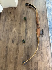 Vintage AMF Wing Archery Impact! Compound Bow 65# Draw Recurve Wood