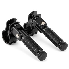 Universal M8 Motorcycle Foot Pegs – 90 Degree Foldable Footpegs CNC Anti-Skid