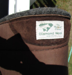 DIAMOND WOOL WESTERN BROWN BARREL PAD 29.5″ X 29.5″ X 1″