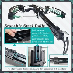 Ball Bearing Bow, Compound Bow Set That Shoots Steel Balls, Right Handed Hunt…
