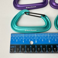Lot of 4 – Black Diamond Neutrino Aluminum Wiregate Carabiners