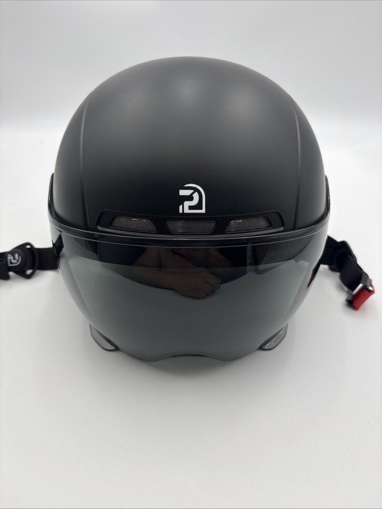 Cycling Helmet with Goggles Lens Ear Protection Reflective Sticker Bicycle Large