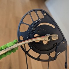 PSE Brute NXT Compound Bow Package Camo Rest Quiver RH