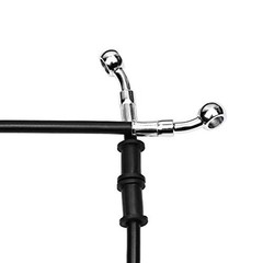 270-2400 AN3 1/8inch 28 Degree M10 Motorcycle Hydraulic Brake Line 900mm Black