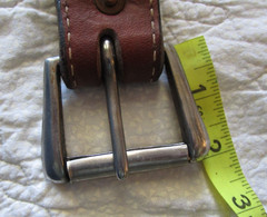 36″ WESTERN BROWN LEATHER REAR CINCH W/28″ REAR FLANK STRAPS