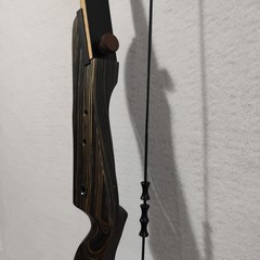 PSE Pro Max 54″ Takedown Recurve Bow Laminate Wood Riser Fiber Glass Limbs
