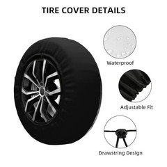 Spare Tire Cover Mountain Lake Tree Landscape Wheel Covers Weatherproof
