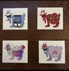 GOAT USA Sticker Mystery Pack ! 5 Stickers – No Duplicates! FREE SHIPPING