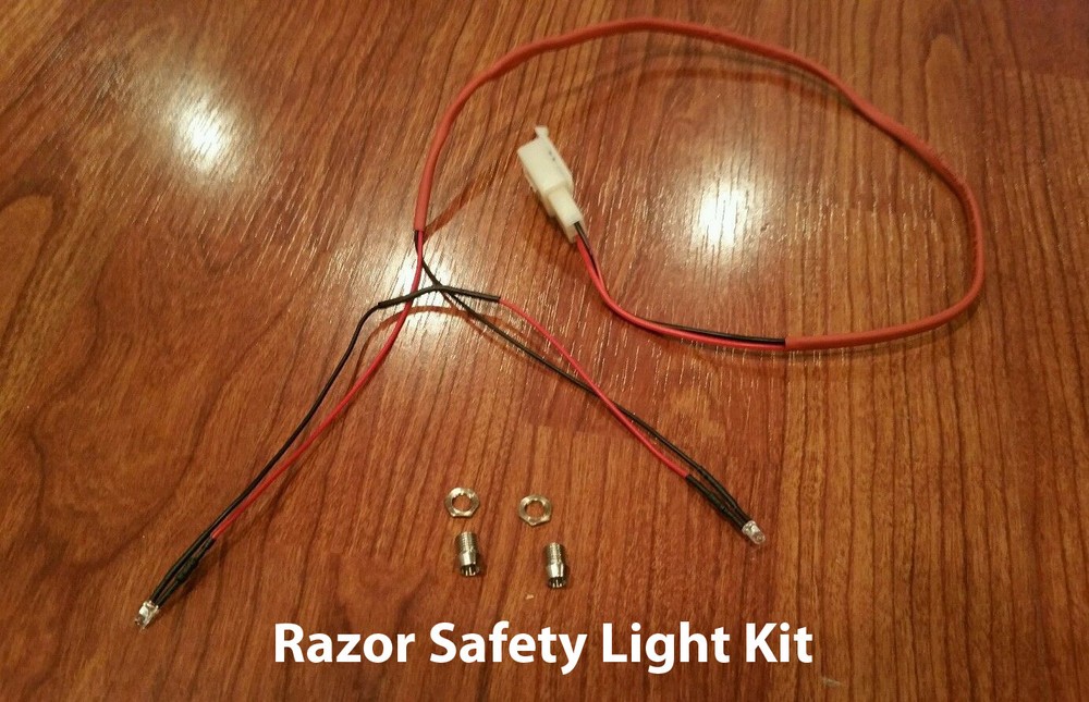 Razor controller and throttle Variable Speed Kit – Tail or Brake light AD ON KIT