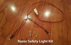 Razor controller and throttle Variable Speed Kit – Tail or Brake light AD ON KIT