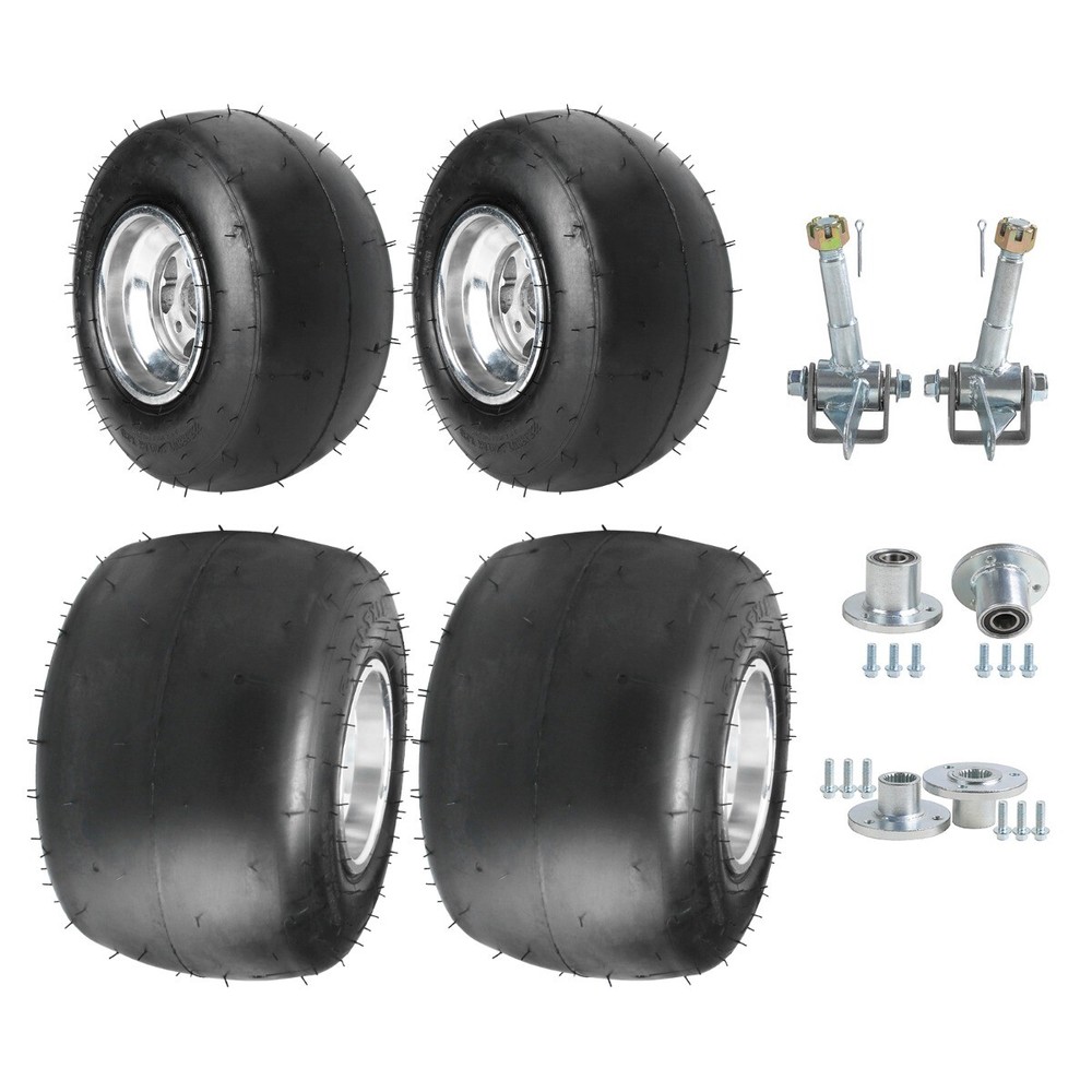 5″ Racing Go Kart Wheels Tire Rim Spindle Hub 11X7.10-5 10X4.50-5 Drift Trike