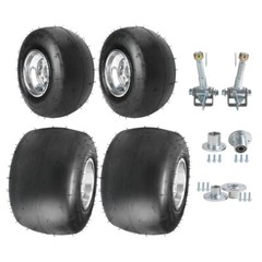 5″ Racing Go Kart Wheels Tire Rim Spindle Hub 11X7.10-5 10X4.50-5 Drift Trike