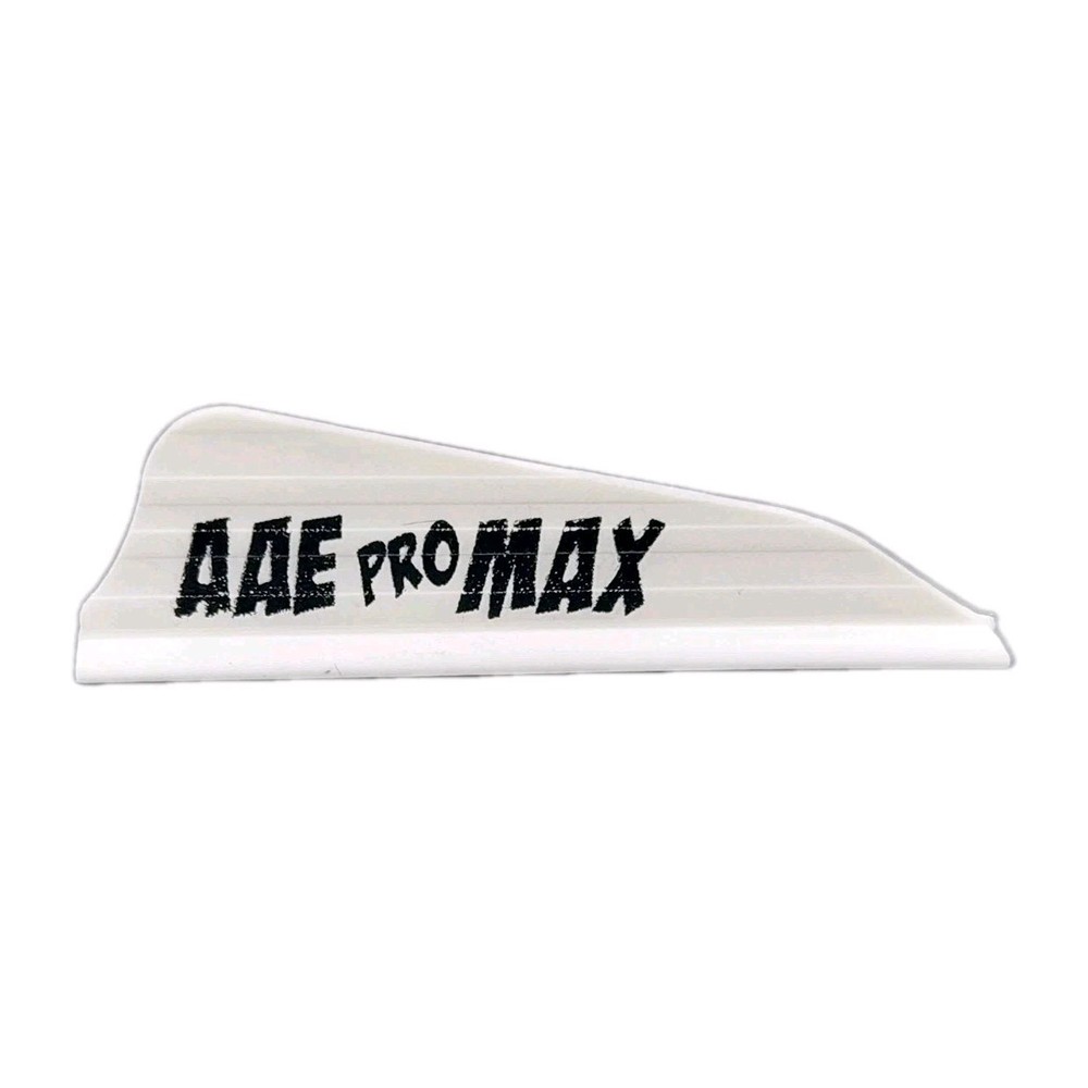 100 Pack AAE Pro Max 3D Archery Vanes: 1.7″ White: USA Seller