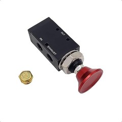 3-Way Three-Way Push/Pull Manual Tailgate Air Valve (Air Valve, W/Knob, Push