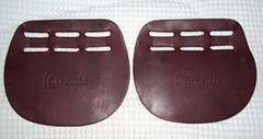 DOVER CIRCUIT Billet Guards – Quality Leather -NICE! (Set of 2 Guards) #3