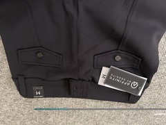 New Kerritts Women’s Affinity Pro Silicone Knee Patch Riding Breech Black Medium