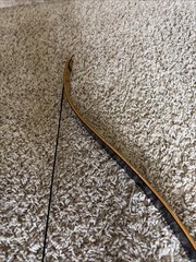 Handmade Antique Wood Long Bow 58”- Herters Recurve Bow