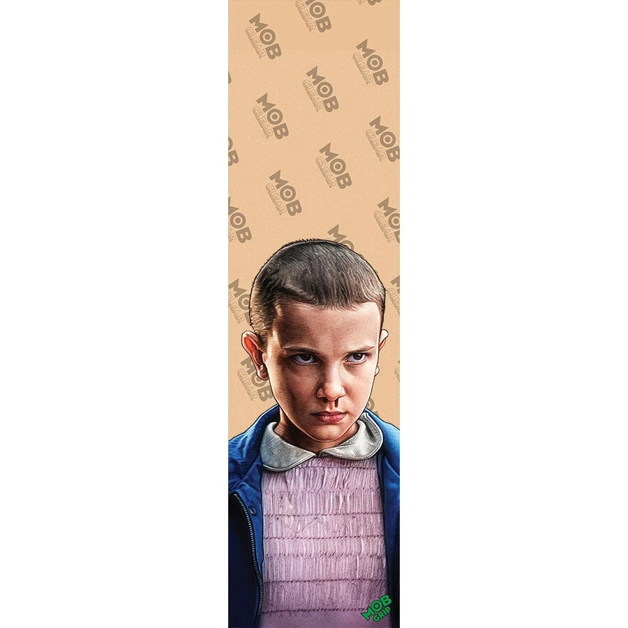 MOB X STRANGER THINGS ELEVEN SKATEBOARD GRIPTAPE – CLEAR – 9″ X 33″