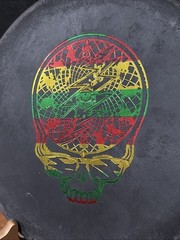 Grateful Dead Skull Gateway Wizard 4S SSSS Putter Golf Disc 173g Rasta Foil