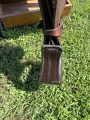 Circle Y Flex-Lite Park/Trail Saddle Flexible Tree FQHB Brown Leather