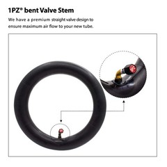 1PZ 2-Pack Heavy-Duty 90° Valve 10×2 10×2.125 Inner Tube Replacement for 10