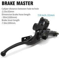 Left Hand Hydraulic Disc Brake for Chinese Mini Bike