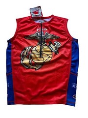 United States Marines USMC Men’s Compression Triathlon Singlet, (Small)