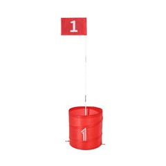 Backyard Golf Game 9 Hole Portable Outdoor Bucket Golf Game for Kids and Adults