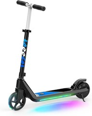Adjustable Electric Scooter for Kids 6-10 with Flash Wheels & Safety Features