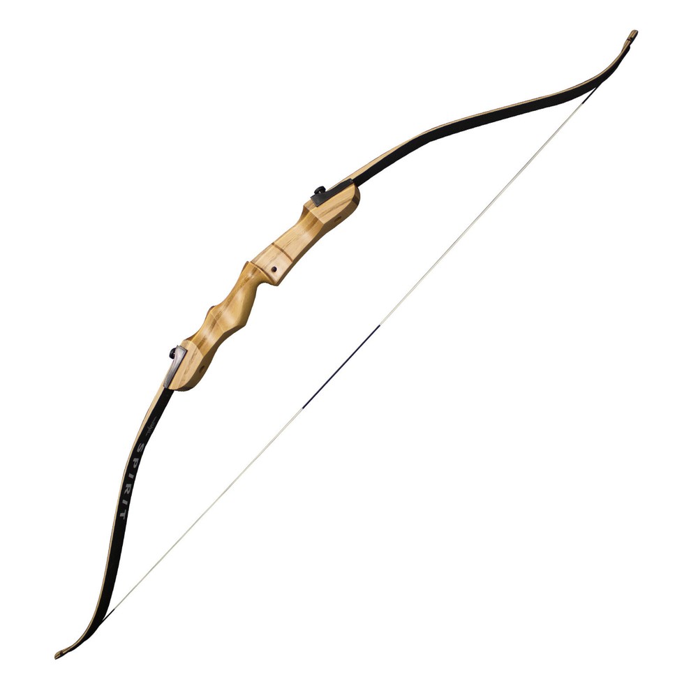 Southland Archery Supply SAS Spirit 66″ Take Down Recurve Bow with Black Limbs