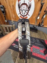 Prime RVX+ 32 Bow. Right Hand, 60-70#. Mossy Oak Bottomland Camo. Brand New.