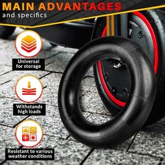 2Pcs Electric Scooter Tires Inner Tubes – Inflatable 10×2.5