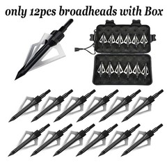 Archery 20″ Crossbow Bolts Arrows or 100gr Broadhead or Lighted Nock for Hunting