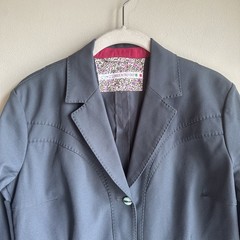 Animo Grey Show Jacket Italy Equestrian Hunter Jumper Women’s US 10 (I-46, D-40)