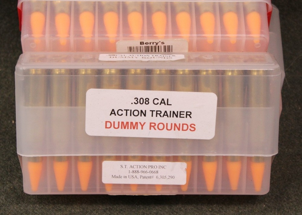 .308 Action Trainer Dummy Round – 20 Rounds – Orange S. T. Action Pro Inc.