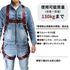 Tsubaki Model x Ueda X-Type Full Body Harness Set (Type 1/2 Compliant)